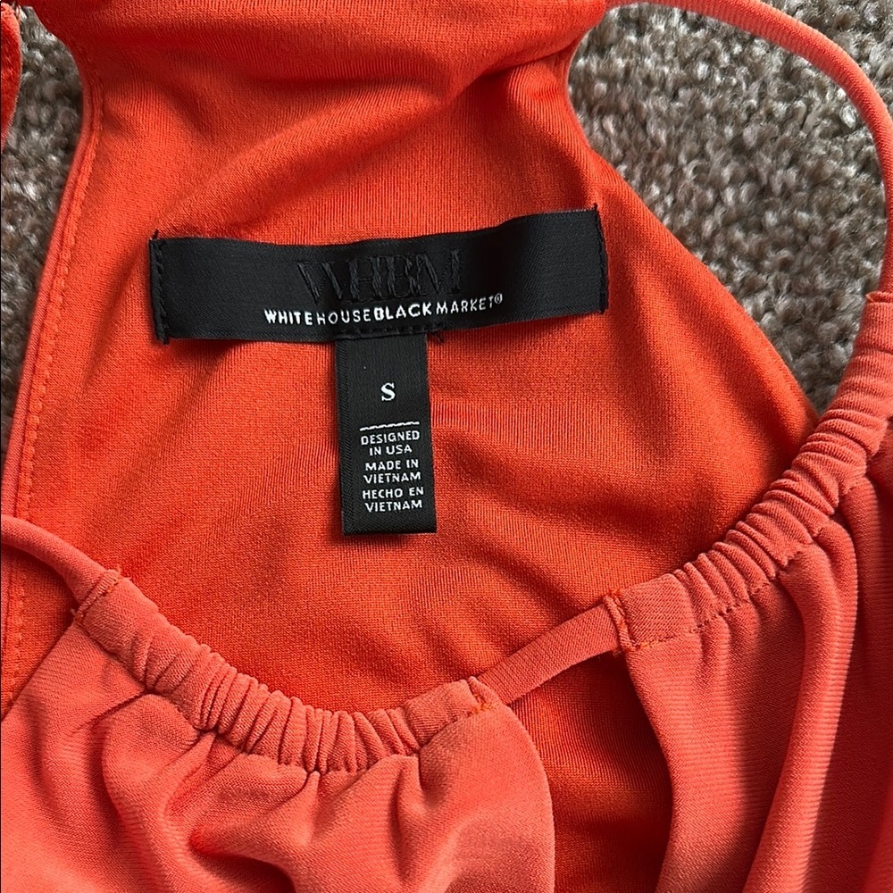 Women's Ruched Halter Top - Picture 3 of 4